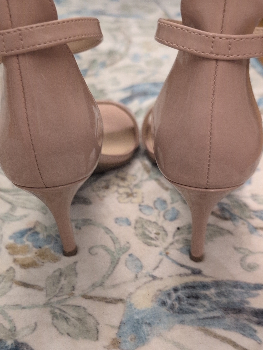 Women's Nordstrom bp Nude Blush Patent Ankle-Strap Heels. 🌷 - Picture 5 of 7
